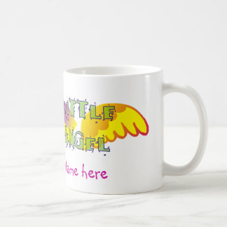 Lite ängelkopp med namn kaffemugg
