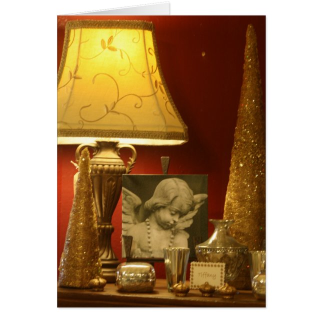 Lite ängelkort hälsningskort (Framsidan)