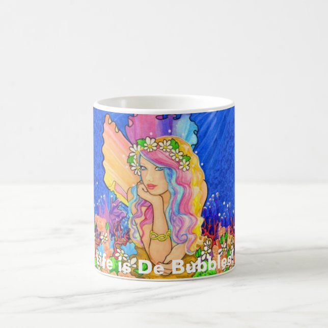Lite är den Aurella sjöjungfrukoppen, liv De Kaffemugg (Center)