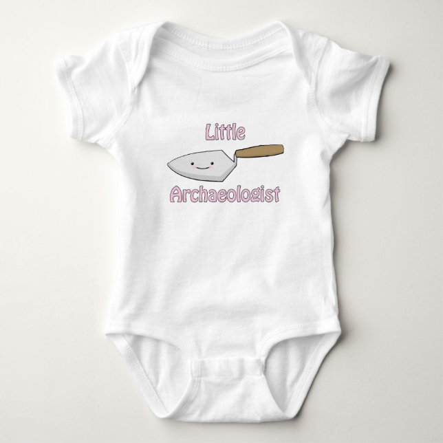 Lite arkeolog (rosor) t-shirt (Framsida)