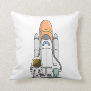 Lite astronaut & Spaceship Kudde