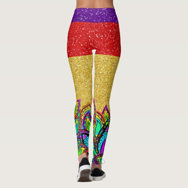 Lite av Bling Pop Mode Leggings (Baksida)