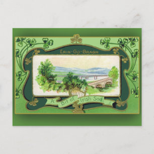 Lite av Irish Sod St. Patrick's Day Cards Vykort