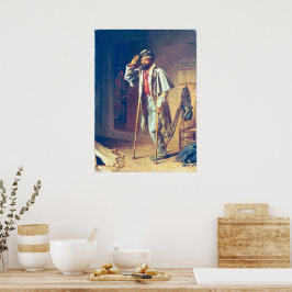 Lite av Krig historia Veteran Thomas Wood 1866 Poster