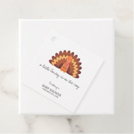Lite babyskugga för Turkiets Thanksgiving Gåvor Etiketter