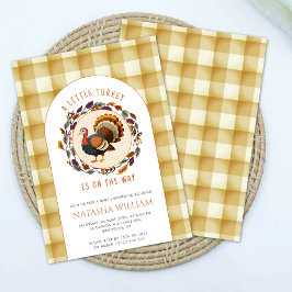 Lite babyskugga för Turkiets Thanksgiving Inbjudningar