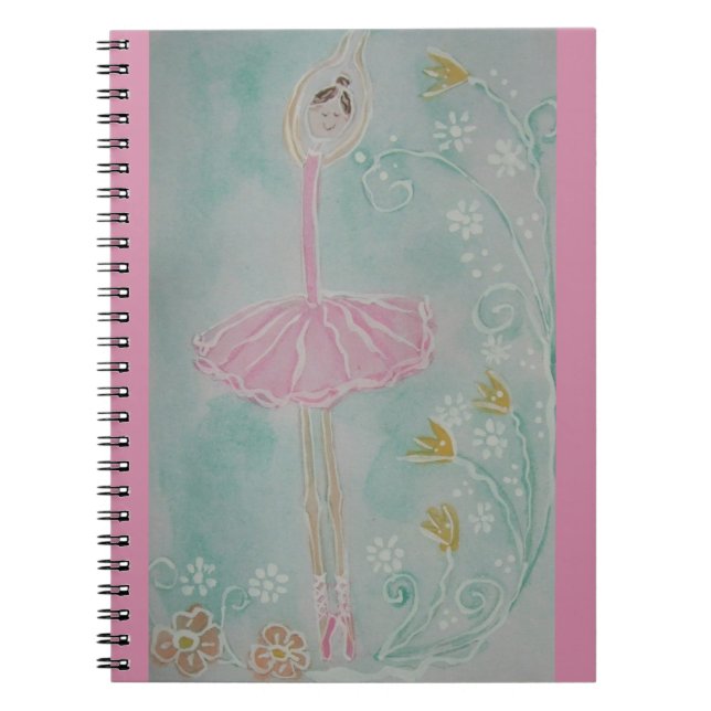 Lite ballerina anteckningsbok (Framsidan)