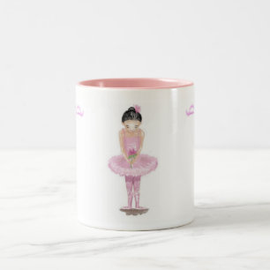 Lite Ballerina i rosa mugg för Tutuinnehavro