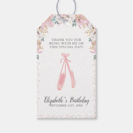 Lite Ballerina Tack Presentetikett