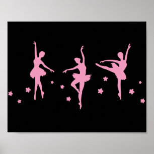 Lite Ballerinasaffisch Poster