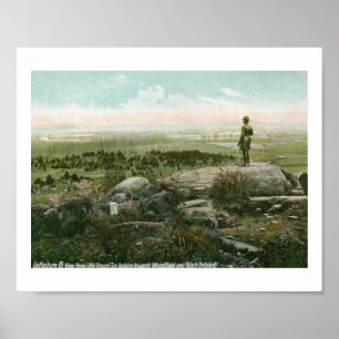Lite bästa runda, Gettysburg slagfältvintage Poster