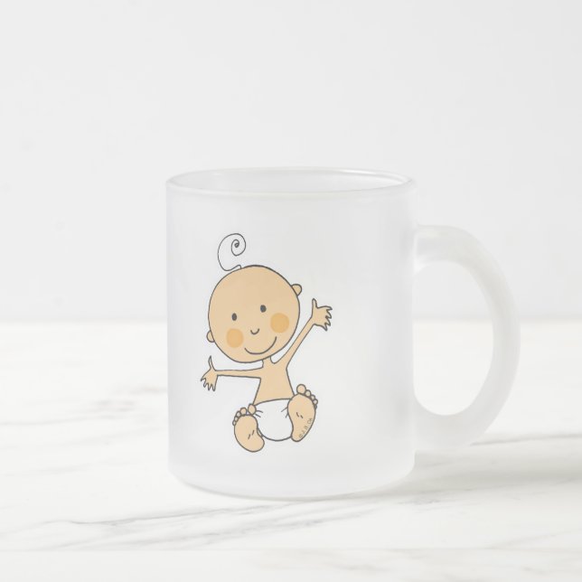 Lite bebis frostad glasmugg (Höger)