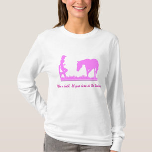 Lite bekläda för cowgirl tee