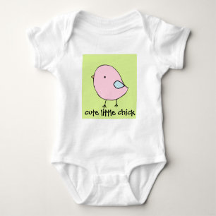 Lite beställnings- bebisbodysuit för chick tröja