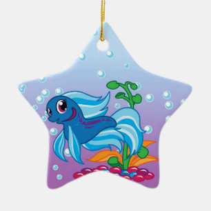 Lite Betta Julgransprydnad Keramik