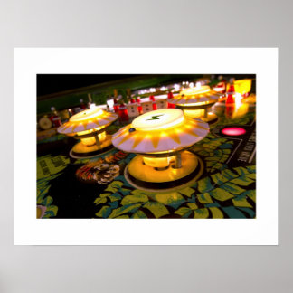 Lite Big Cats pinball poster
