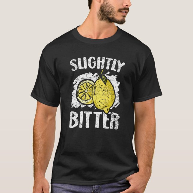 Lite bitter Lemon Fruit Business Entrepreneur T Shirt (Framsida)