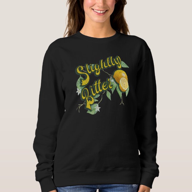 Lite bittra citroner på vinet t shirt (Framsida)