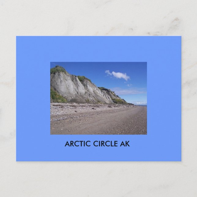 Lite blåff, ARCTIC CIRCLE AK Vykort (Framsida)