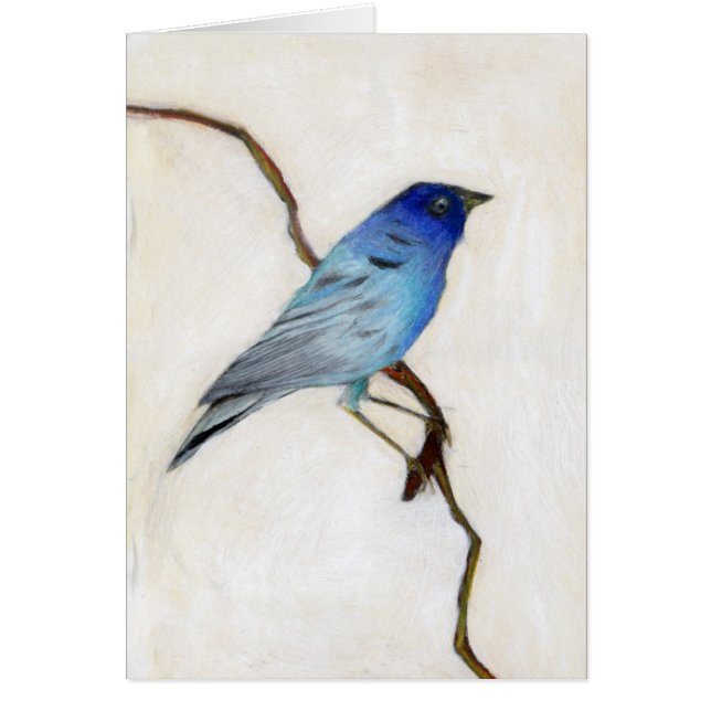 Lite blått 2012 hälsningskort (Framsidan)