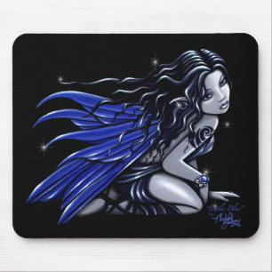 "Lite blått" blått tatuerade felika Mousepad Musmatta