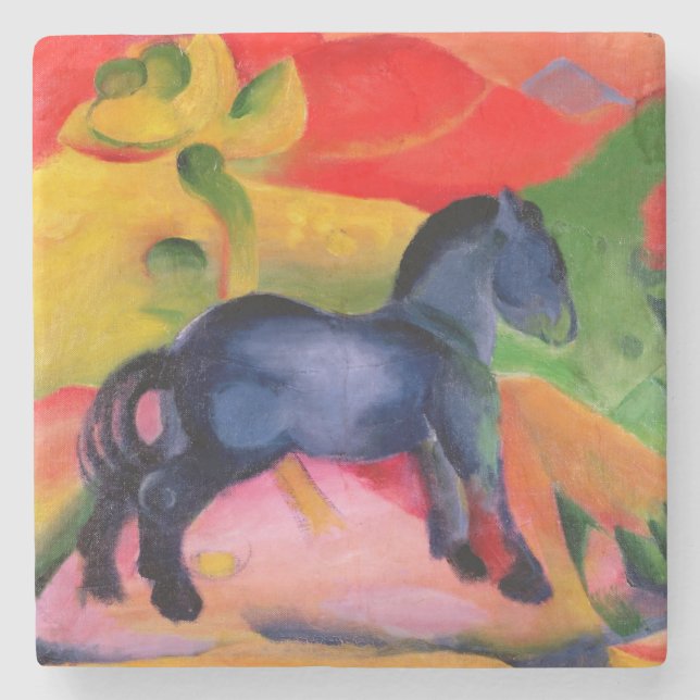 Lite blått Häst, 1912 Stenunderlägg (Framsidan)