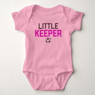 Lite Bodysuit för baby för vårdarefotbollGoalie T Shirt