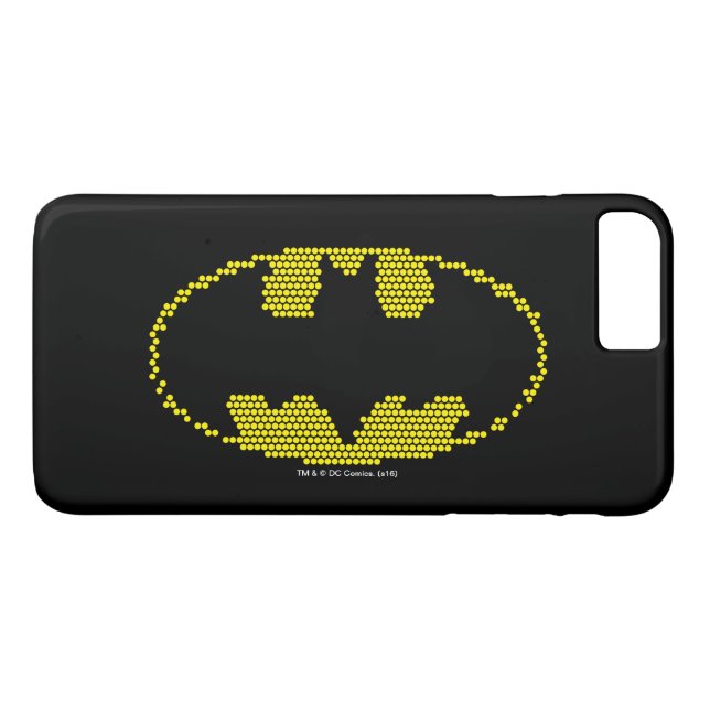 Lite-Brite Fladdermus Emblem Case-Mate iPhone Skal (Baksida (horisontal))