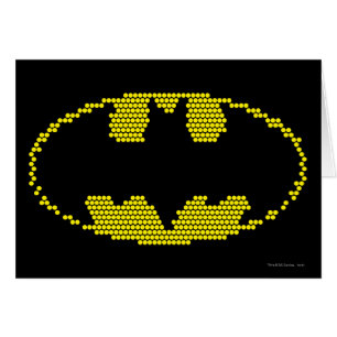 Lite-Brite Fladdermus Emblem Hälsningskort