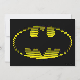 Lite-Brite Fladdermus Emblem Inbjudningar