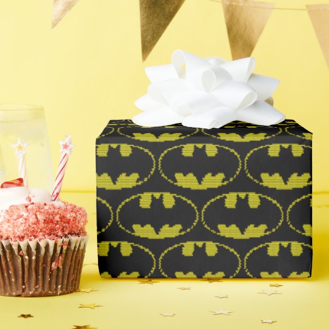 Lite-Brite Fladdermus Emblem Presentpapper (Födelsedagsfest)