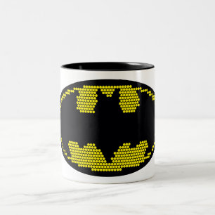 Lite-Brite Fladdermus Emblem Två-Tonad Mugg