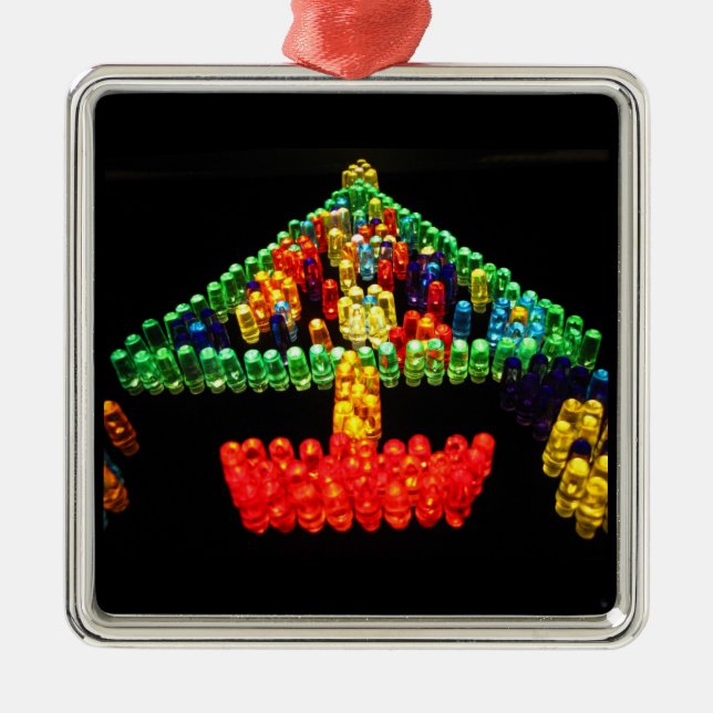 Lite Brite julgran Julgransprydnad Metall (Framsidan)