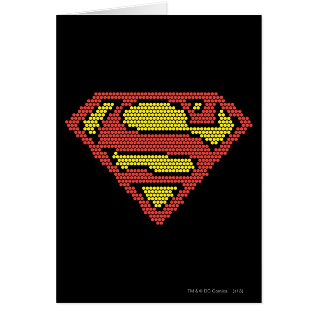 Lite-Brite S-Shield Hälsningskort (Framsidan)