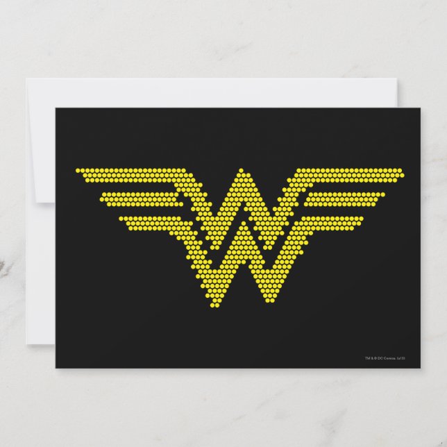 Lite-Brite WW-symbol Inbjudningar (Framsida)