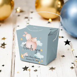 Lite Bunny Balloon & Shooting Star Baby Shower Presentaskar