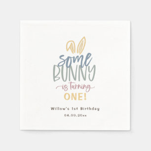 Lite Bunny Födelsedagsfest Pappersservett