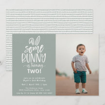 Lite Bunny Födelsedagsfest Photo