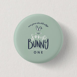 lite bunny grattis på födelsedagen party Button Knapp