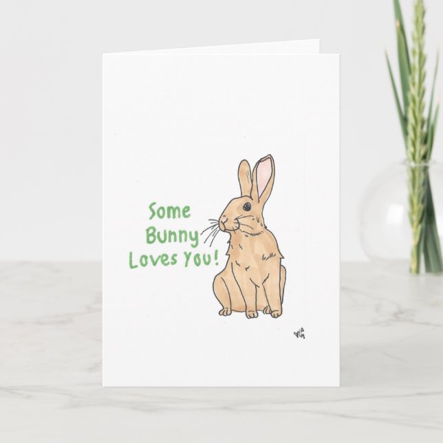 Lite Bunny Kärlek, 1 kort (Framsida)