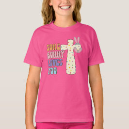 Lite Bunny Kärlek du Glad påsk T Shirt