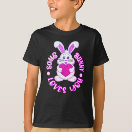 Lite Bunny Kärlek Du Påsk Dag söt bunt T Shirt