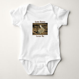 Lite Bunny Kärlek Me Adsible Brown Rabbit Photo T Shirt