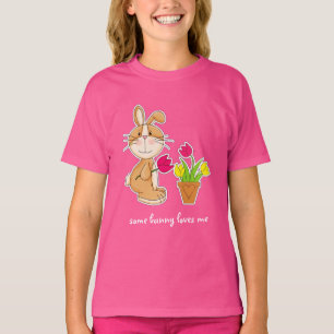 Lite Bunny Kärlek mig. Påsk Gift Kids' T-Shirts