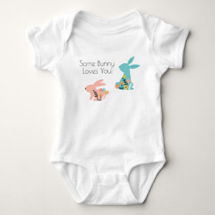 Lite Bunny Kärlek You Bunny Rosa Blue T Shirt