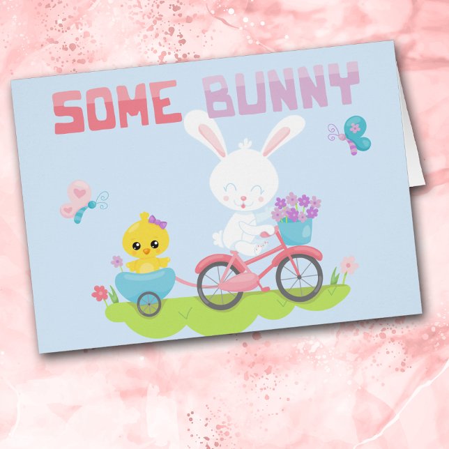 Lite Bunny Kärlek You Påsk Card Hälsningskort (Skapare uppladdad)