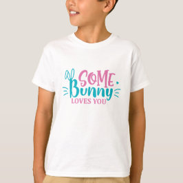 Lite Bunny Kärlek You - Påsk T Shirt