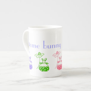 "Lite bunny kärlek you'porcelain kopp" Benporslin Mugg