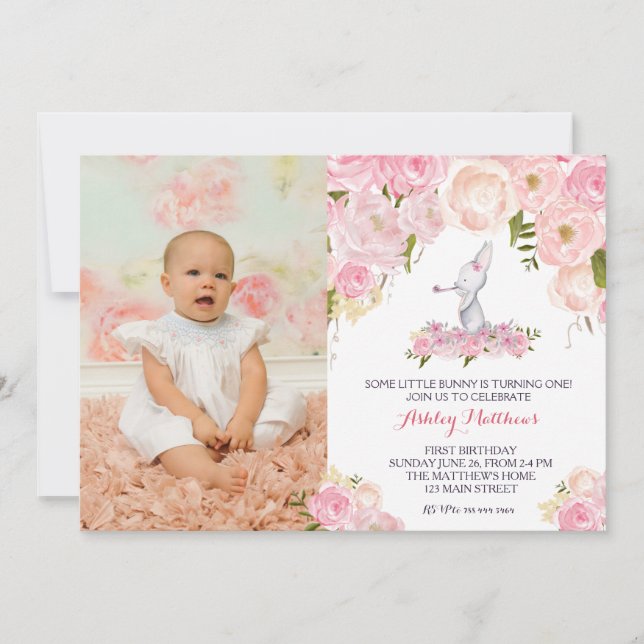 lite buntfödelsedagsinbjudan inbjudningar (Framsida)