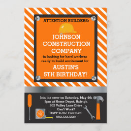 Lite byggmästarekonstruktion & inbjudningar